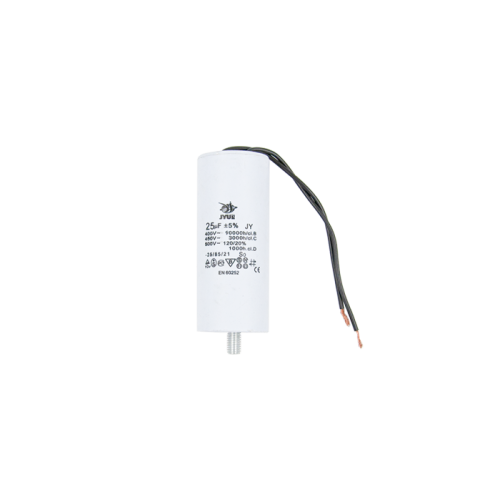 Конденсатор CBB60-G 25 мкФ, 450 В, Jyul (провід + болт) Конденсатор CBB60-G 25 мкФ, 450 В, Jyul (провід + болт)