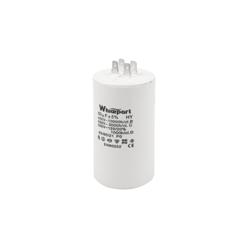 Конденсатор CBB60-A  60 мкФ, 450 В, Whicepart (клеммы) Конденсатор CBB60-A  60 мкФ, 450 В, Whicepart (клеммы)