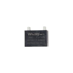 Конденсатор CBB61  6 мкФ, 450 В, Whicepart (прямоугольный, клеммы)