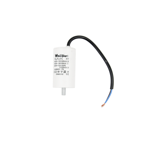 Конденсатор CBB60-G  16 мкФ, 450 В, Whicepart (провод + болт) Конденсатор CBB60-G  16 мкФ, 450 В, Whicepart (провод + болт)