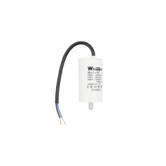 Конденсатор CBB60-G 20 мкФ, 450 В, Whicepart (провід + болт)