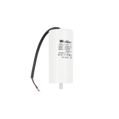 Конденсатор CBB60-G 100 мкФ, 450 В, Whicepart (провод + болт)