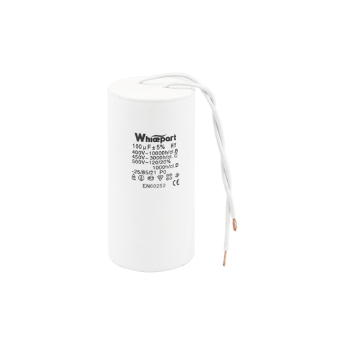 Конденсатор CBB60-K 100 мкФ, 450 В, Whicepart (провод)