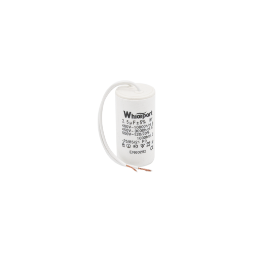 Конденсатор CBB60-K 2.5 мкФ, 450 В, Whicepart (провід) Конденсатор CBB60-K 2.5 мкФ, 450 В, Whicepart (провід)