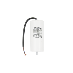 Конденсатор CBB60-G  80 мкФ, 450 В, Whicepart (провод + болт)