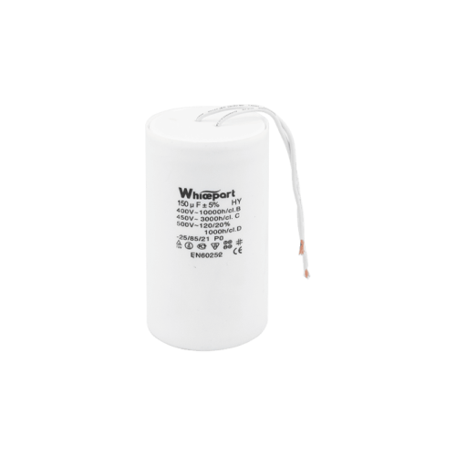 Конденсатор CBB60-K 150 мкФ, 450 В, Whicepart (провод) Конденсатор CBB60-K 150 мкФ, 450 В, Whicepart (провод)