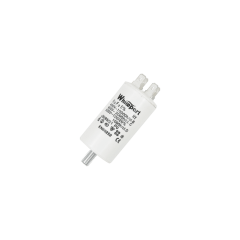 Конденсатор CBB60-E   6 мкФ, 450 В, Whicepart (клеммы + болт)