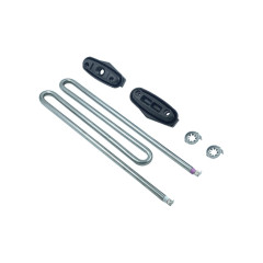 Тен для пральної машини L=274 мм, 2100 Вт, Miele 6260483 (без фланцю, з ущільненням) OEM