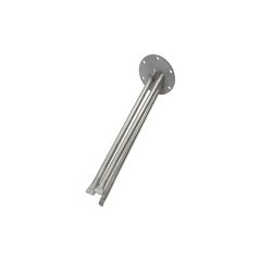 Фланец для бойлера под сухой тэн Bosch, D125 мм, L405 мм (цельная нержавейка)