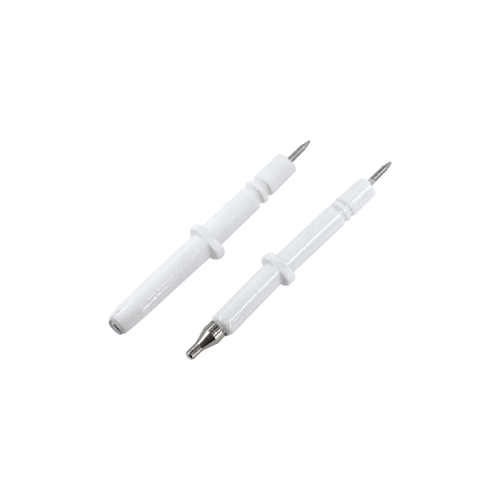 Комплект из электрода розжига и электрода ионизации для газовой плиты №4 (2 штуки) Комплект из электрода розжига и электрода ионизации для газовой плиты №4 (2 штуки)