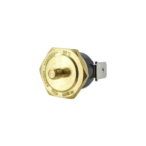 Термостат KSD301, KSD302, KSD303  95°C 10A, с резьбой M4 (нормально замкнутый) Термостат KSD301, KSD302, KSD303  95°C 10A, с резьбой M4 (нормально замкнутый)