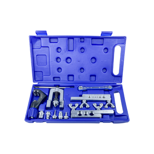 Набір інструментів для вальцювання мідних труб Whicepart DSZH CT-278 (1/8-3/4") з труборізом та ключем Набір інструментів для вальцювання мідних труб Whicepart DSZH CT-278 (1/8-3/4") з труборізом та ключем