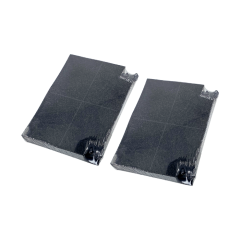 Фильтр для вытяжки Whirlpool 481281728947, Faber 122.0157.242, SKL,195*140*19 мм (2 штуки, угольный)