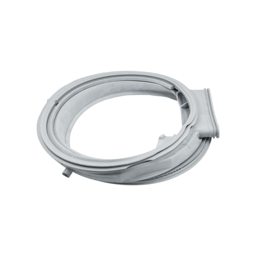 Гума (манжета) люка для пральної машини Candy 70006592 (1 патрубок наскрізний + 1 глухий)