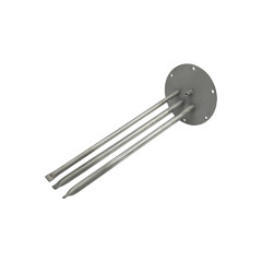 Фланець для бойлера під сухий тен Gorenje 482979, D160 мм, L405 мм (тип 2, суцільна нержавійка)