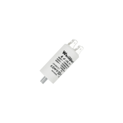 Конденсатор CBB60-E   4 мкФ, 450 В, Whicepart (клеммы + болт)