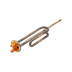 Тэн для бойлера фланцевый 1500 Вт, Reco, 184280, L=268 мм, d=48 мм (короткие контакты)