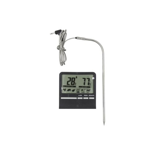 Термометр для духовки электронный с щупом Type-A, барбекю, L=1000 мм (0-250°С, 32-482°F) Термометр для духовки электронный с щупом Type-A, барбекю, L=1000 мм (0-250°С, 32-482°F)