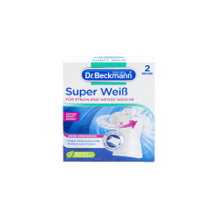 Засіб для відновлення білого кольору тканини Dr. Beckmann Super Weiss, 2 штуки по 40 г