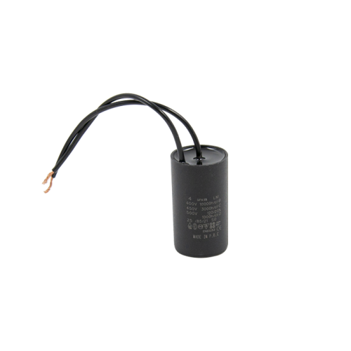Конденсатор CBB60-K 4 мкФ, 450 В, Piranill (провід) Конденсатор CBB60-K 4 мкФ, 450 В, Piranill (провід)