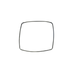 Уплотнитель двери для духовки Ariston C00296321, 380*330 мм