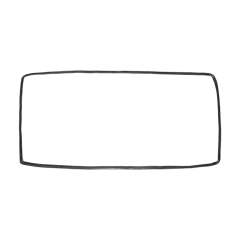 Уплотнитель двери для духовки Smeg 754131050, 730*320 мм