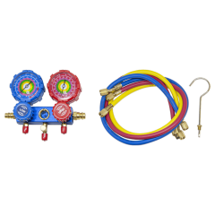 Манометричний колектор 2-вентильний Whicepart RF13C88134Q (R-22, R-134a, R-404a, R-410a)
