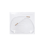 Испаритель для холодильника универсальный 450*400 мм, d=8 мм, 2-выводной (L=570/570 мм)