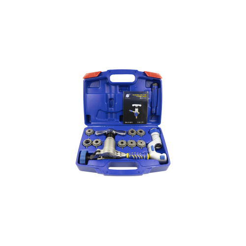 Набір інструментів для вальцювання мідних труб Whicepart DSZH WK-519FT-L (1/4-3/4") з труборізом Набір інструментів для вальцювання мідних труб Whicepart DSZH WK-519FT-L (1/4-3/4") з труборізом