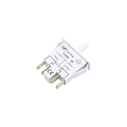 Кнопка включения света для холодильника Beko 4220130185, Siemens CODE54 2PT60, 0.25 A Кнопка включения света для холодильника Beko 4220130185, Siemens CODE54 2PT60, 0.25 A