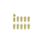 Клапан для заправки фреона SVL002UN 1/4, Ø6.25 мм, L=25 мм (10 шт.)