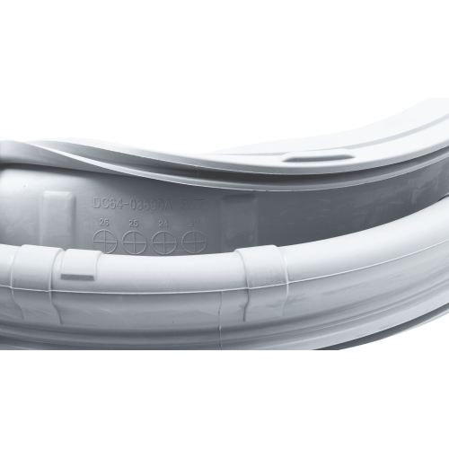 Гума (манжета) люка для пральної машини Samsung DC64-03690A (1 патрубок глухий) Гума (манжета) люка для пральної машини Samsung DC64-03690A (1 патрубок глухий)