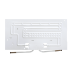 Випарник для холодильника універсальний 405*205 мм, d=8 мм, 2-вивідний (L=210/210 мм)