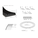 Ремень 2010 PH7 Hutchinson, Whirlpool 480112101469 (резиновый)