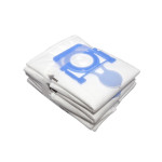 Набор мешков для пылесоса Zelmer 49.4000, одноразовый, 99*93 мм + микрофильтр (синий)