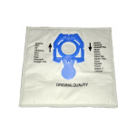 Набір мішків для пилососа Zelmer 49.4000, одноразовий, 99*93 мм + мікрофильтр (синій)