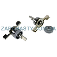 Вал для хлебопечи LG, L=43 (10+33mm) d=8mm (в сборе с сальником и подшипником 8*22) 2