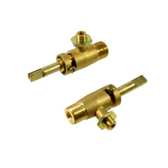 Кран для газовой плиты Электа, Дружковка, M10*1.0, М16*1.5