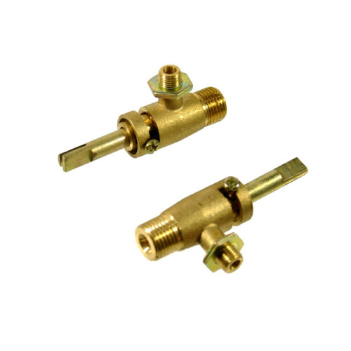 Кран для газовой плиты Электа, Дружковка, M10*1.0, М16*1.5