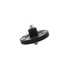 Шестерня для мясорубки Хозяюшка 04.0025 с валом, d=20/66 мм, h=46 мм, z=17/66