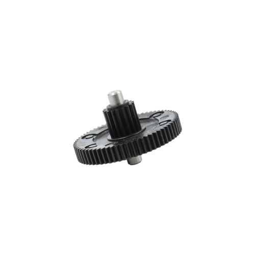 Шестерня для м'ясорубки Хозяюшка 04.0025 з валом, d=20/66 мм, h=46 мм, z=17/66