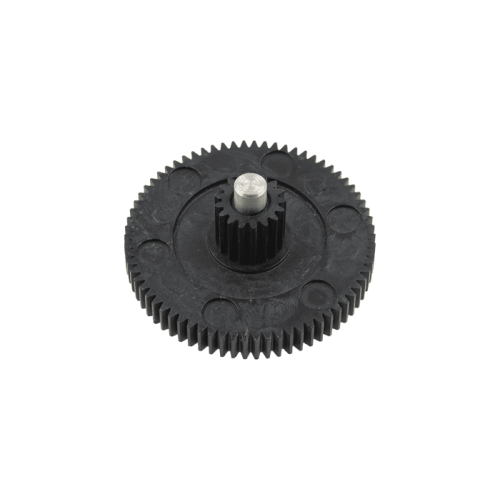 Шестерня для мясорубки Хозяюшка 04.0026 с валом, d=20/72 мм, h=45.5 мм, z=17/70