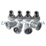 Комплект роликів верхньої корзини для посудомийної машини Zanussi 50286967000