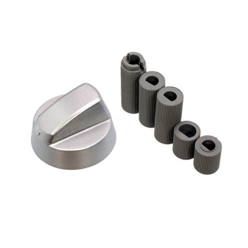 Ручка для духовки и плиты универсальная, d=42 мм (5 валов, серебро) Ручка для духовки и плиты универсальная, d=42 мм (5 валов, серебро)