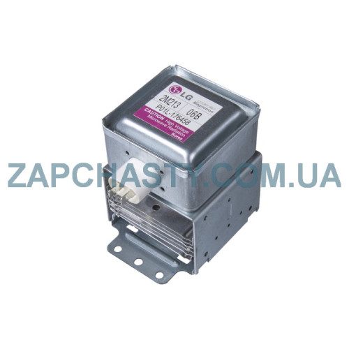 Магнетрон для микроволновой печи LG 2M213 подключение 180° (70*73 мм) Магнетрон для микроволновой печи LG 2M213 подключение 180° (70*73 мм)