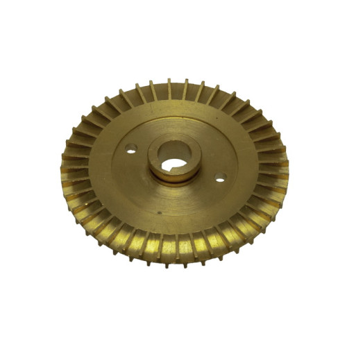 Крыльчатка (рабочее колесо) для насоса латунная, d=12/80 мм, шпонка