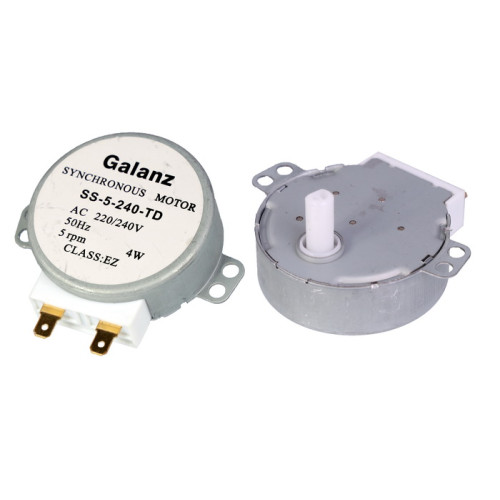 Двигун (мотор) тарілки для мікрохвильової печі SS-5-240-TD 220В 4Вт 5об/хв d=6x7 мм L=16 мм Двигун (мотор) тарілки для мікрохвильової печі SS-5-240-TD 220В 4Вт 5об/хв d=6x7 мм L=16 мм