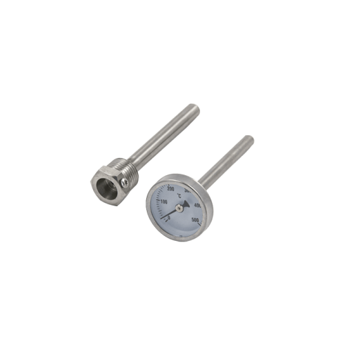 Термометр для духовки 20TM44, MT23D43L со штуцером L=108 мм, D=40 мм (0-500°C)