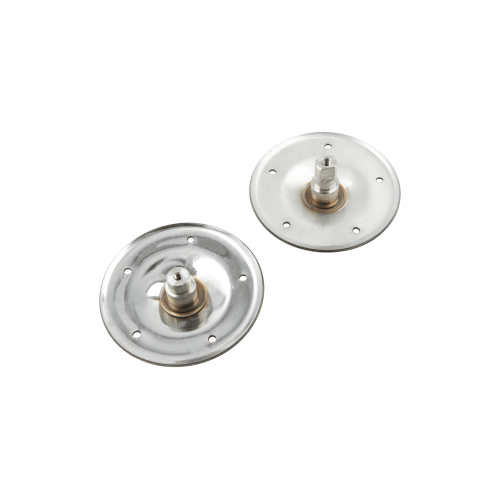 Фланець (опора барабана) пральної машини Whirlpool 480110100802, лиски, нержавійка (комплект)