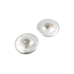 Фланец (опора барабана) для стиральной машины Whirlpool 480110100802, лыски, нержавейка (комплект) 2